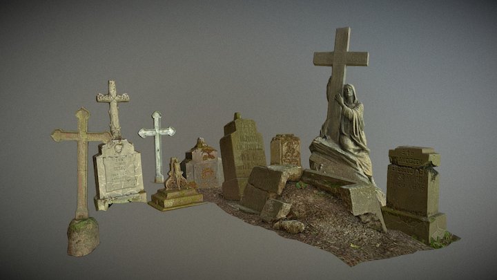 Bernardine Cemetery 3D Model