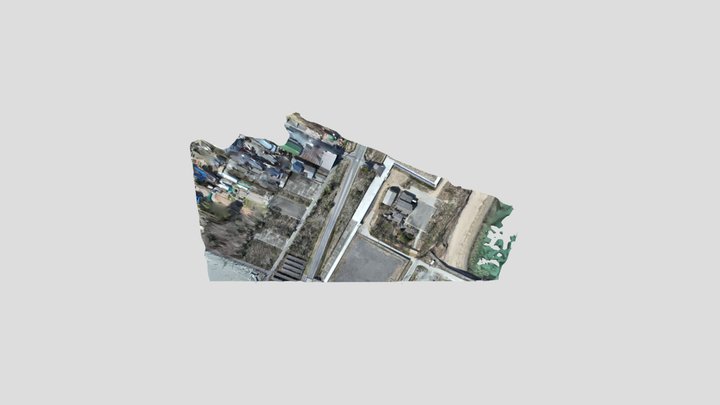 白塚漁港 3D Model