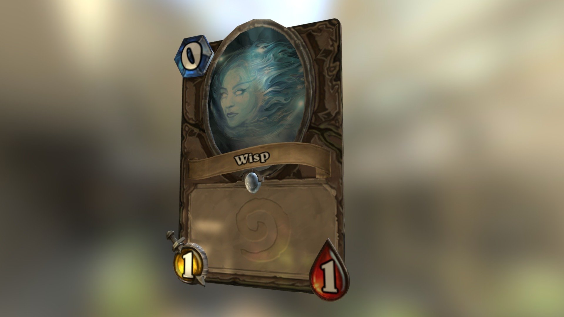 HearthStone Card - Wisp — Sketchfab embed 3D viewer