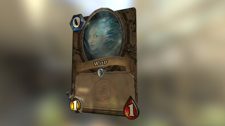 HearthStone Card - Wisp 3D Model