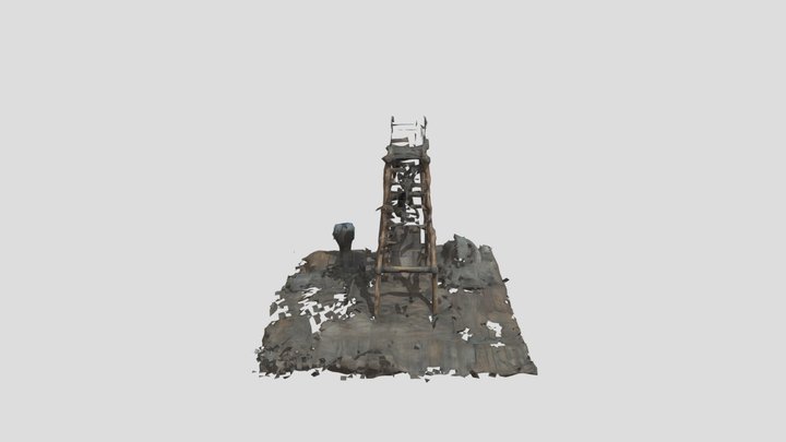 Beacon on the Rocks 3D Model