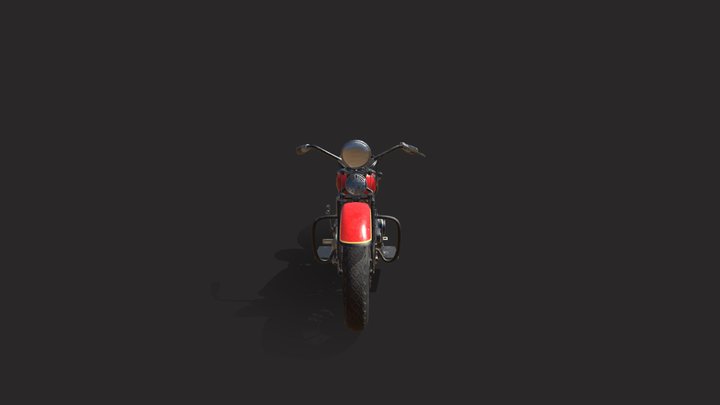 Harley-Davidson EL 1936 3D Model
