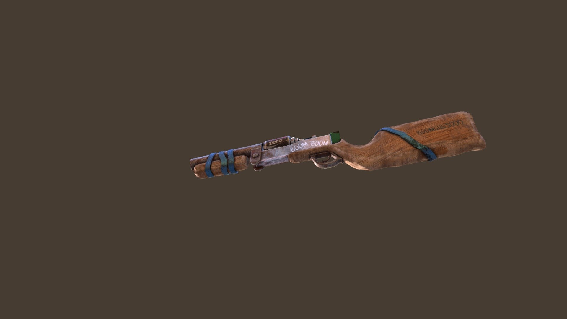 Makeshift Shotgun - 3D model by Pogy [5c37e4c] - Sketchfab