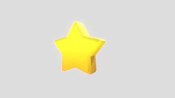3D Icon star 3D Model
