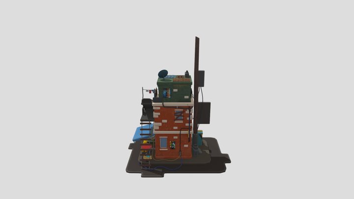 Old House 3D Model