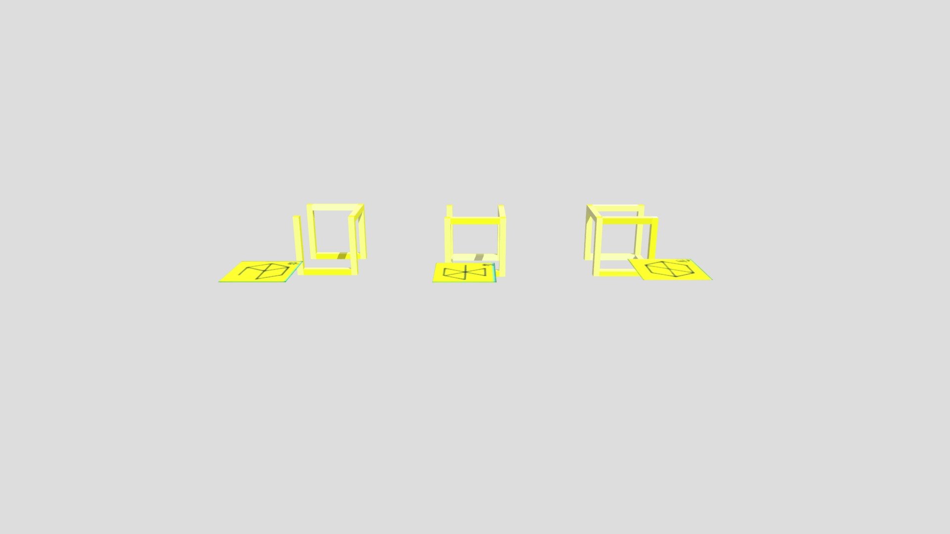 Incompletes cubes 1-3
