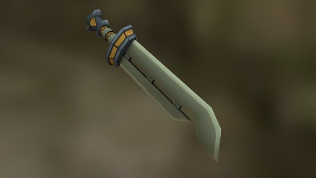 Razor Sword 3D Model