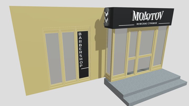 MOLOTOV 3D 2 3D Model