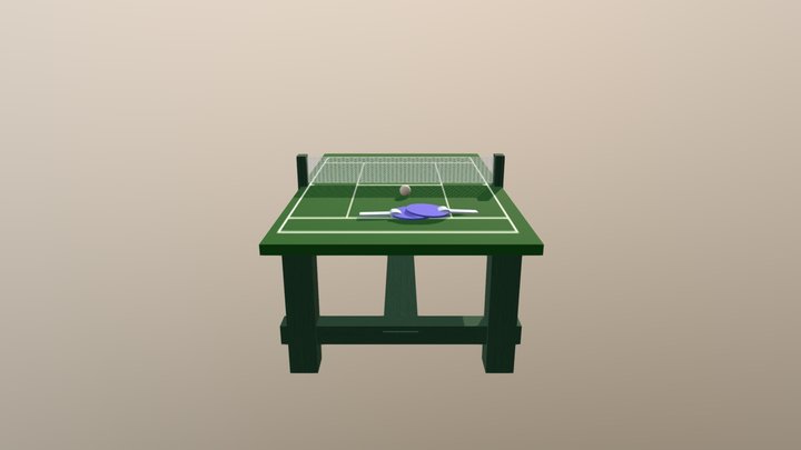Ping-pong 3D Model