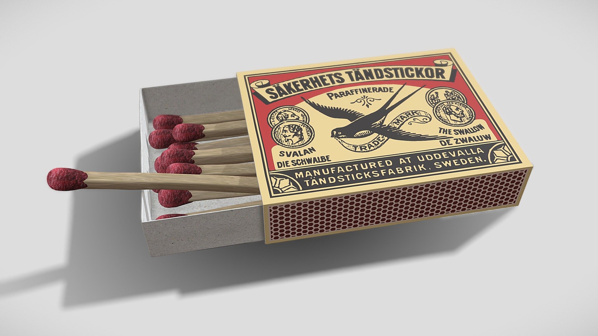 Box Of Matches - Buy Royalty Free 3D model by 3Dee (@mellydeeis ...