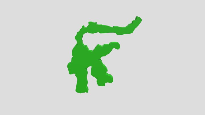 Pulau Sulawesi 3D Model