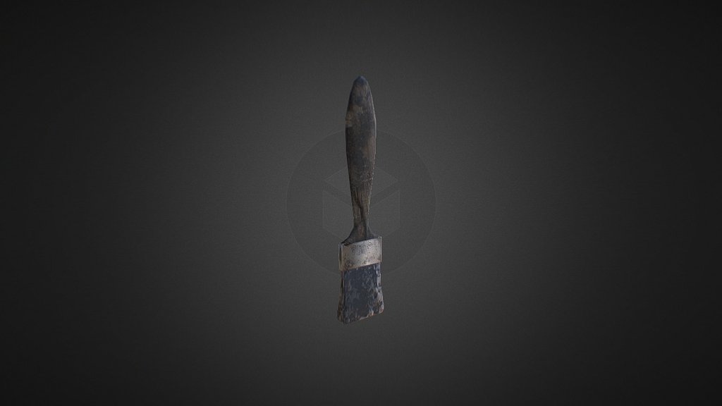 Old Paintbrush Prop 3D model by mktwo [5c3e52d] Sketchfab