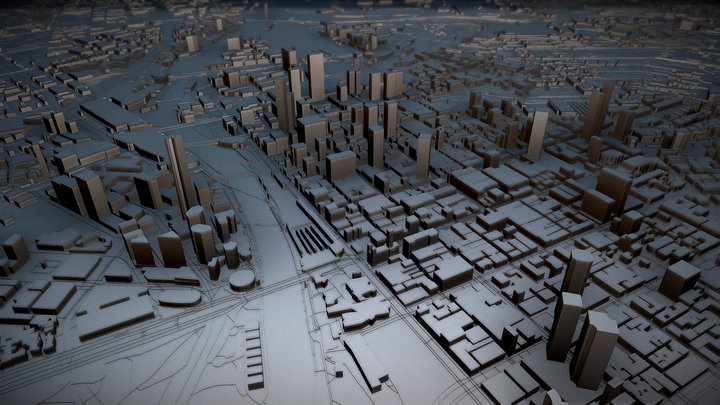 Melbourne, Victoria, Australia – Free 3D Model STL