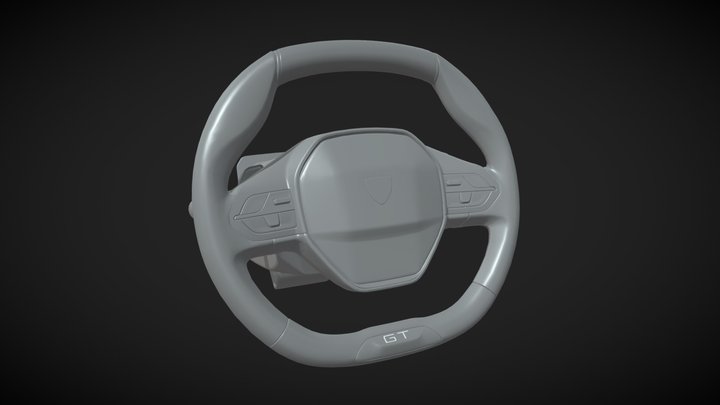 Steering Model & UV 3D Model