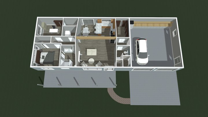 Schreder ADU Interior 3D Model