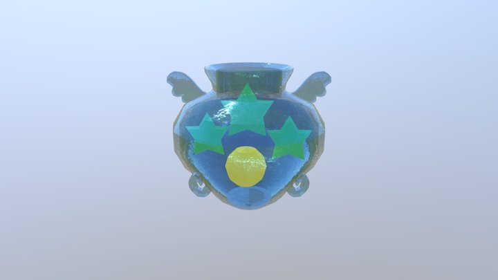 Kingdom Hearts 2 - Game Assets - Mega Potion 3D Model