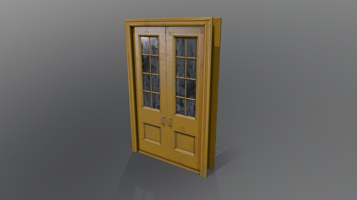Old door 3D Model