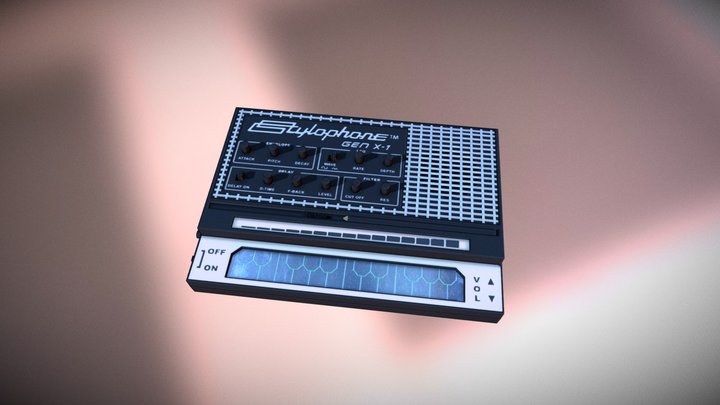 Stylophone GEN-X1 3D Model