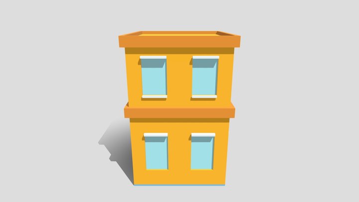 Lowpoly House 3D Model