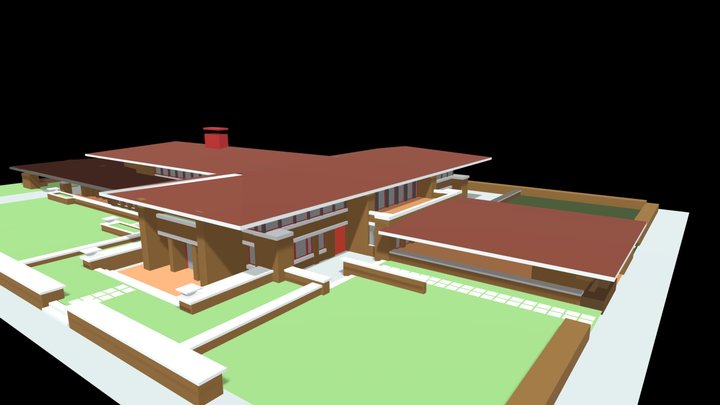 house frank lloid whright 3D Model