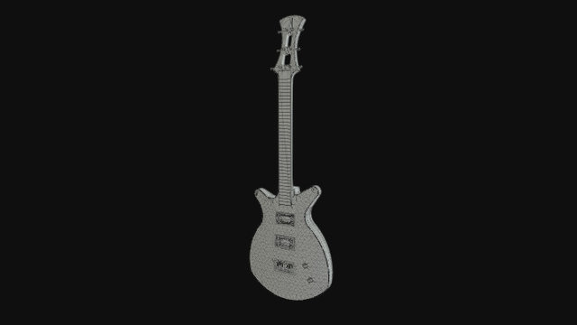 Guitare 3D Model