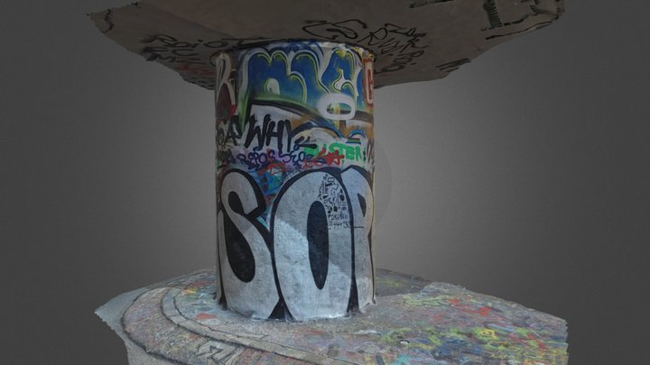 Car Park Pillar, Prague. March 2023