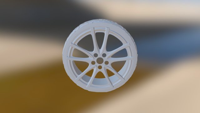 Modelling A Wheel 3D Model