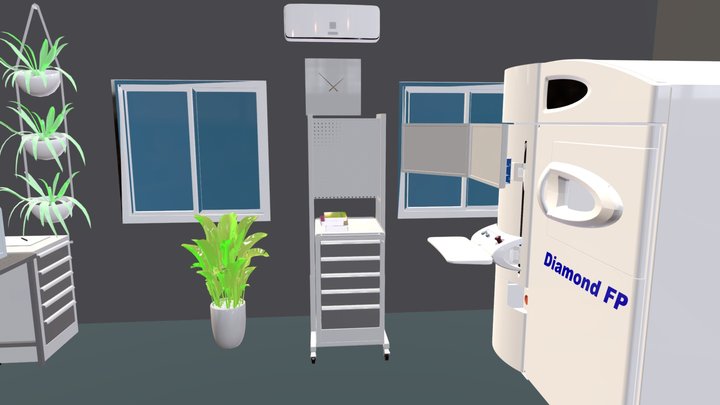 Auto-emission research lab 3D Model