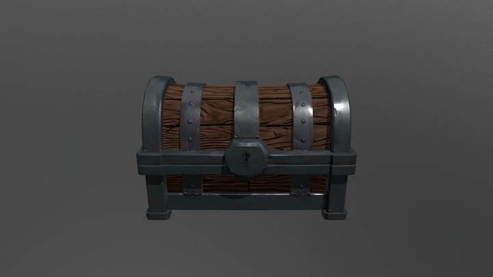 Project 1 -Treasure chest t02 3D Model