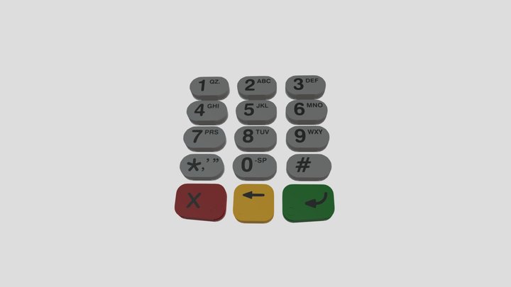 PIN Pad – Modelo 3D gratuito STL