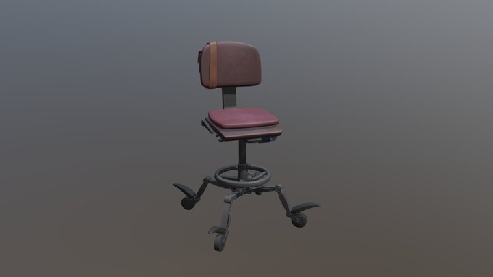 ROM - Luca's Desk Chair 3D Model