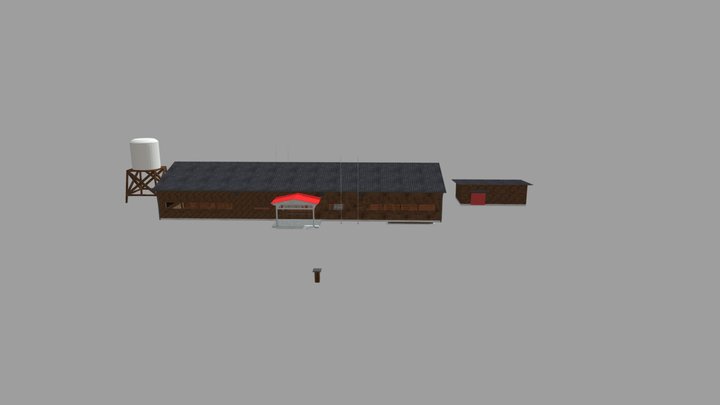 Assassination Classroom Main Building 3D Model