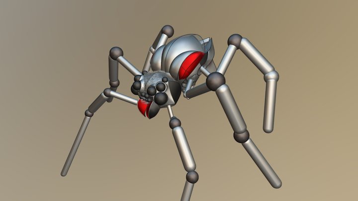 spider VR with gravity sketch 3D Model