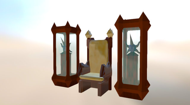 Throne Prop 3D Model