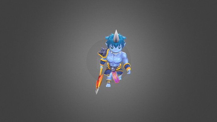 Silver Horn 3D Model