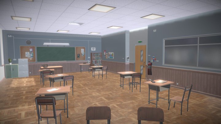 Room-low-poly 3D models - Sketchfab