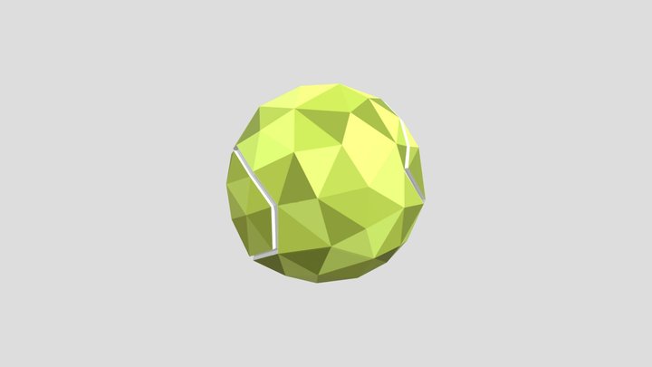 Tennis Ball 3D Model