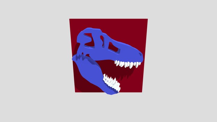 Tyrannosaurus Skull 3D Model
