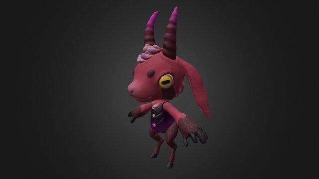 Little Goat 3D Model