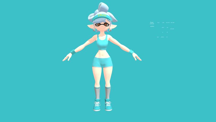 Fitness_marie_v2 3D Model