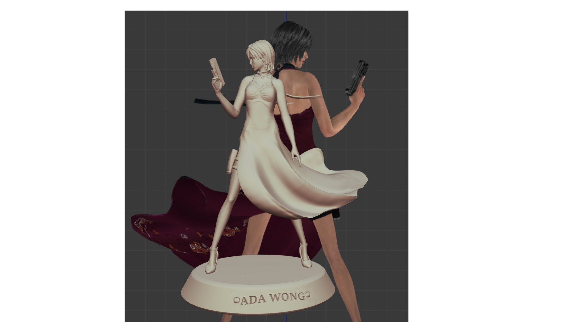 Resident Evil 4 Remake - Ada Wong 3D Printing Model 3D model 3D printable