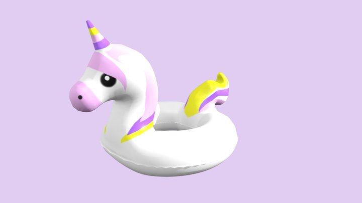 Unicorn Float 3D Model