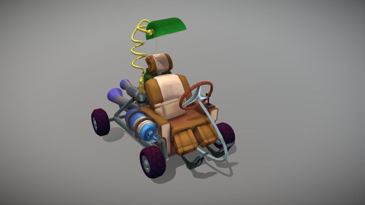 DAE Kart 3D Model
