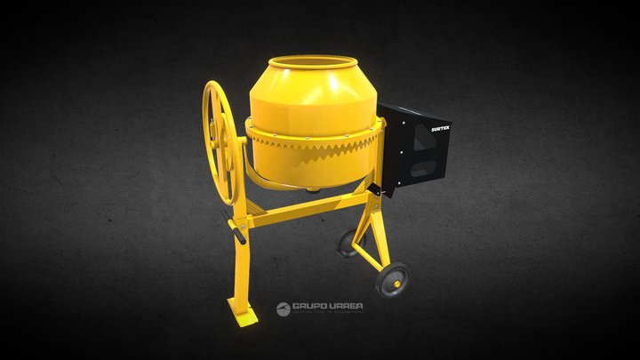 RC525 [UPT] Cement mixer 3D Model