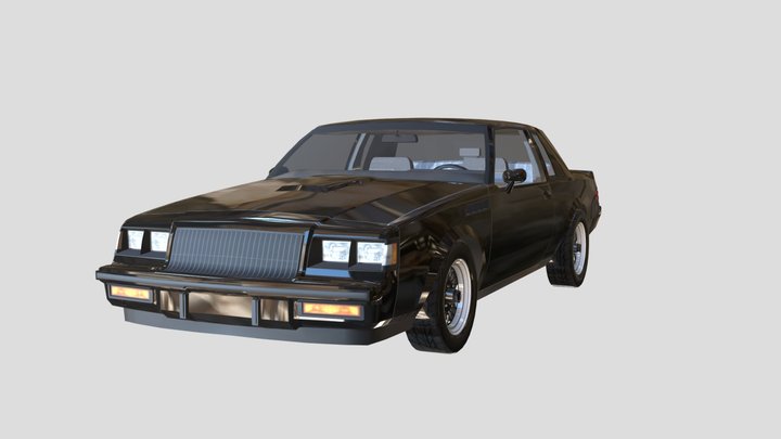Buick Regal GNX 3D Model