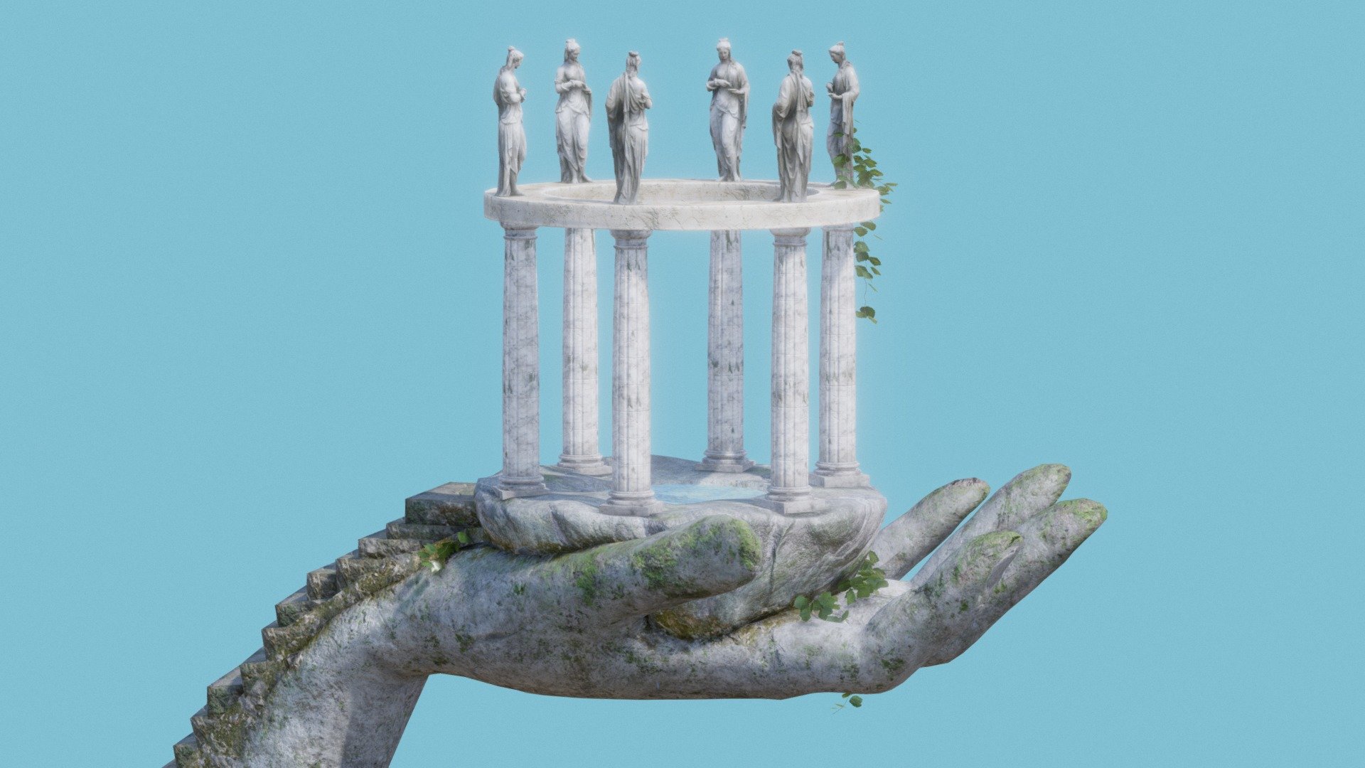 Temple — Sketchfab embed 3D viewer