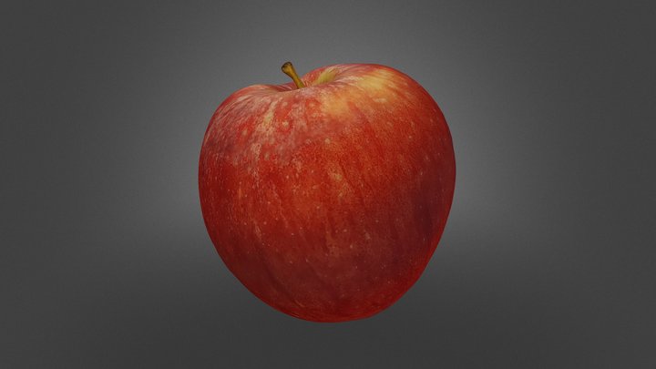 Red Apple 3D Model