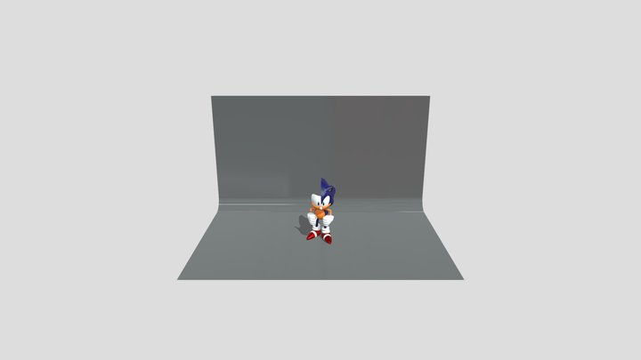 Classic Sonic JP 3D Model