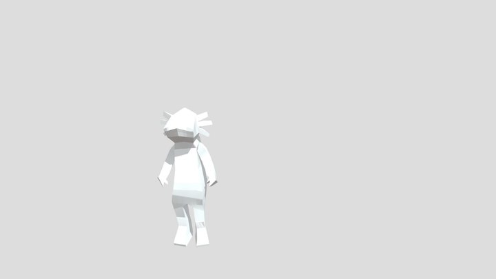 Axelotl Biped 3D Model