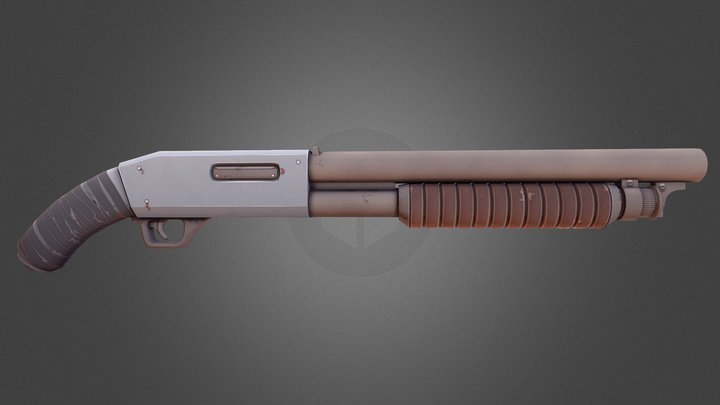 TF2 Shotgun 3D Model